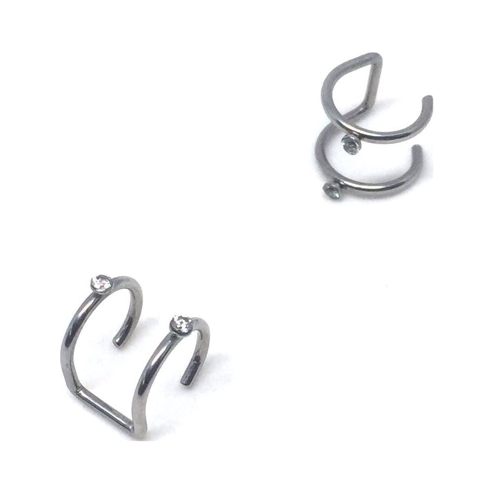 Ear Cuffs με Στρας / Strass Ear Cuffs