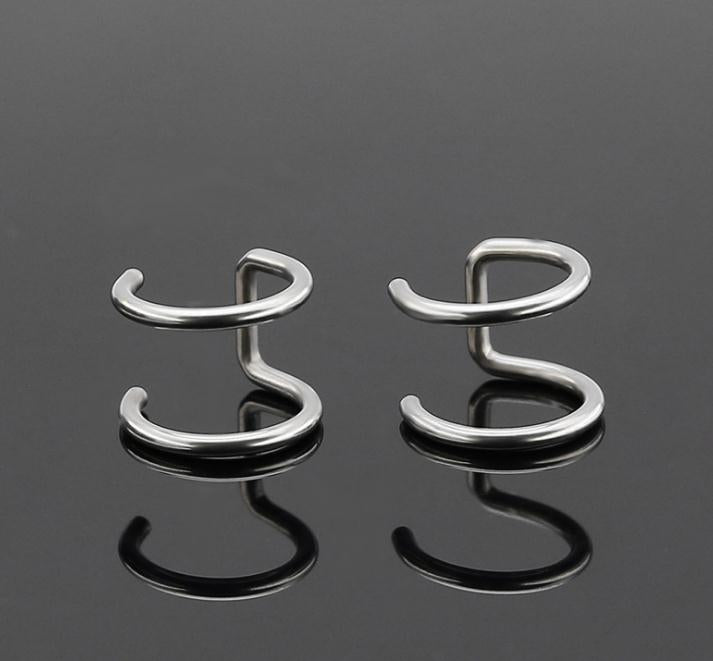 Ear Cuffs με 2 Σειρές / Double Layer Ear Cuffs