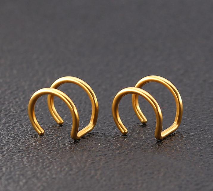 Ear Cuffs με 2 Σειρές / Double Layer Ear Cuffs