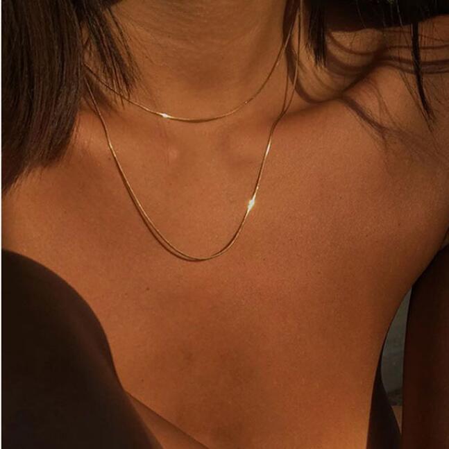 Κολιέ Διπλή Αλυσίδα / Double Layer Necklace