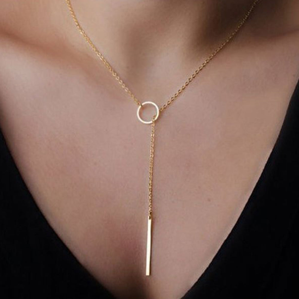 Κολιέ Κύκλος Μπάρα / Circle Bar Necklace