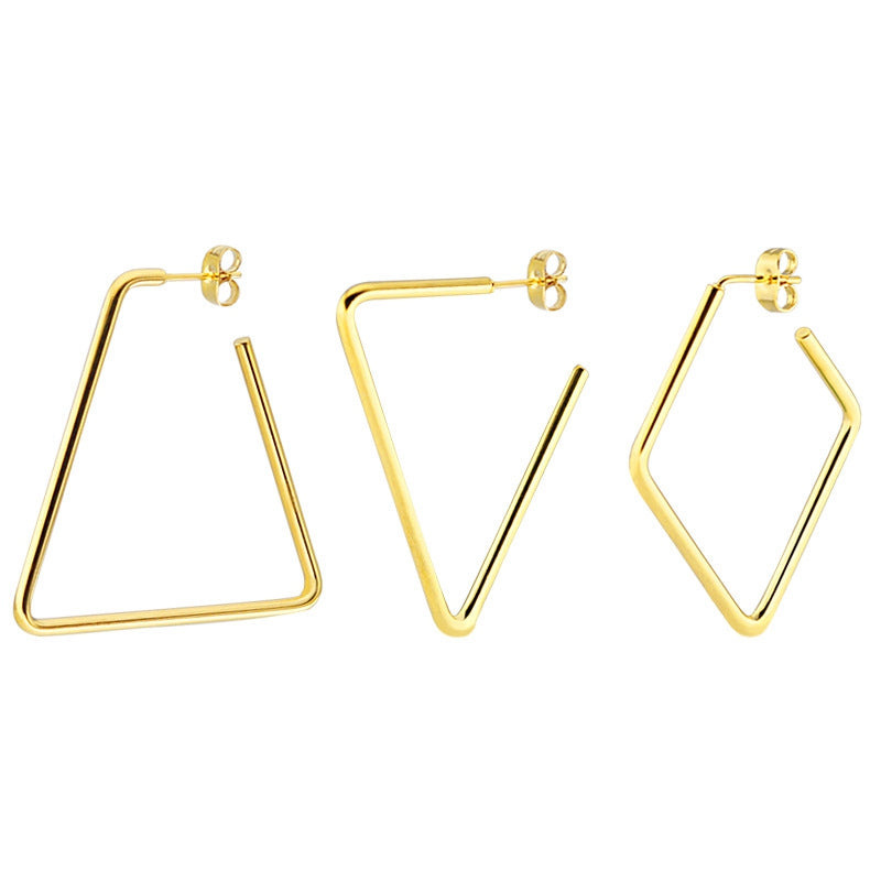Σκουλαρίκια Ρόμβοι Μεγάλοι / Rhombus Earrings Large