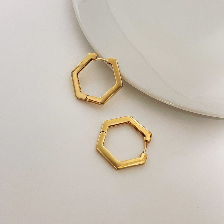 Σκουλαρίκια Εξάγωνα / Hexagon Earrings