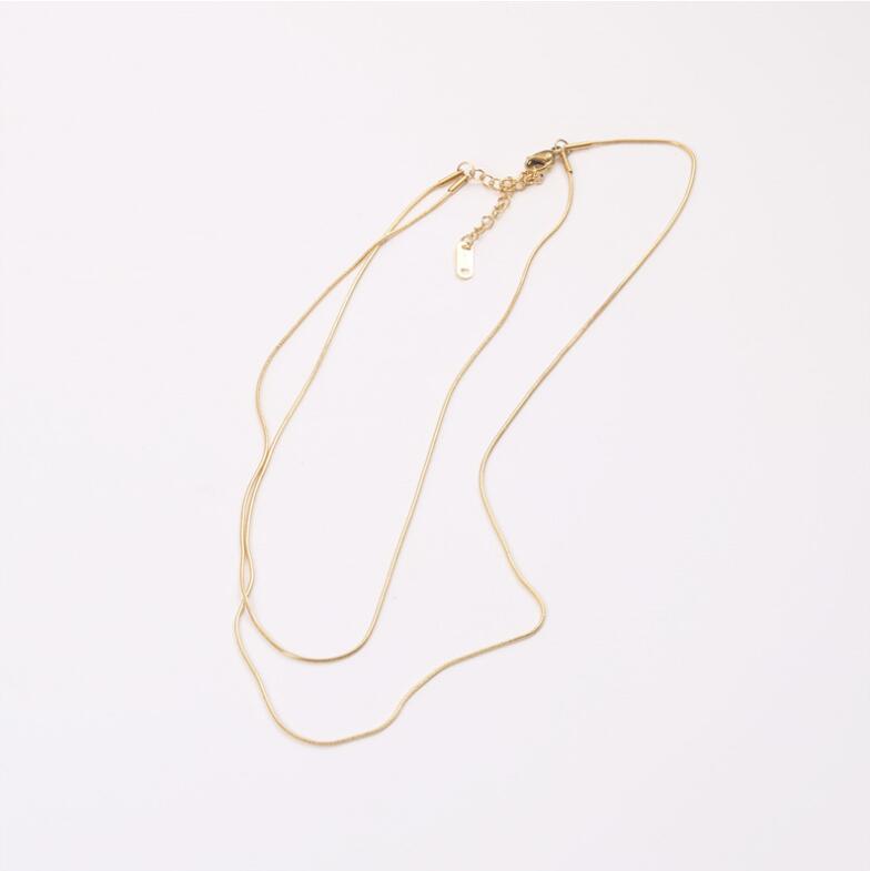 Κολιέ Διπλή Αλυσίδα / Double Layer Necklace