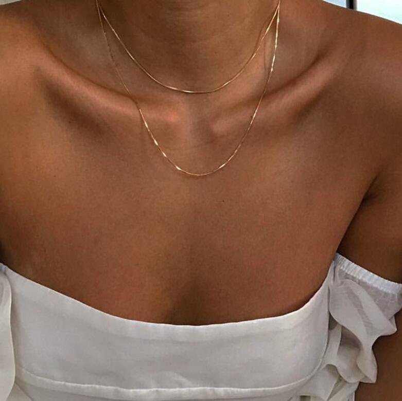 Κολιέ Διπλή Αλυσίδα / Double Layer Necklace