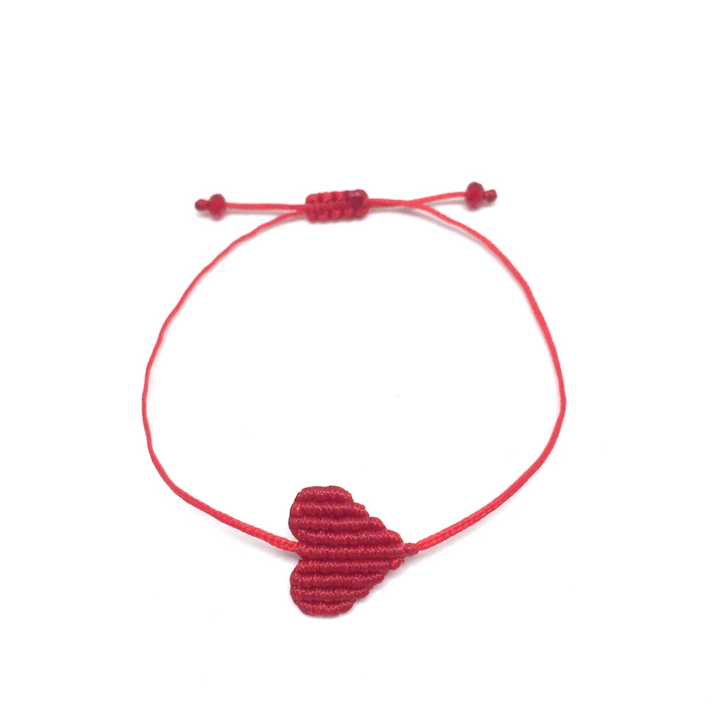 Βραχιόλι Καρδούλα Μακραμέ / Macrame Heart Bracelet