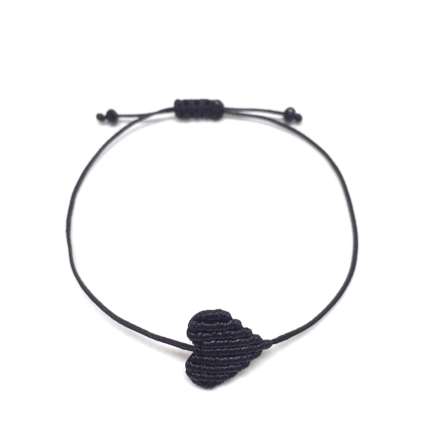 Βραχιόλι Καρδούλα Μακραμέ / Macrame Heart Bracelet