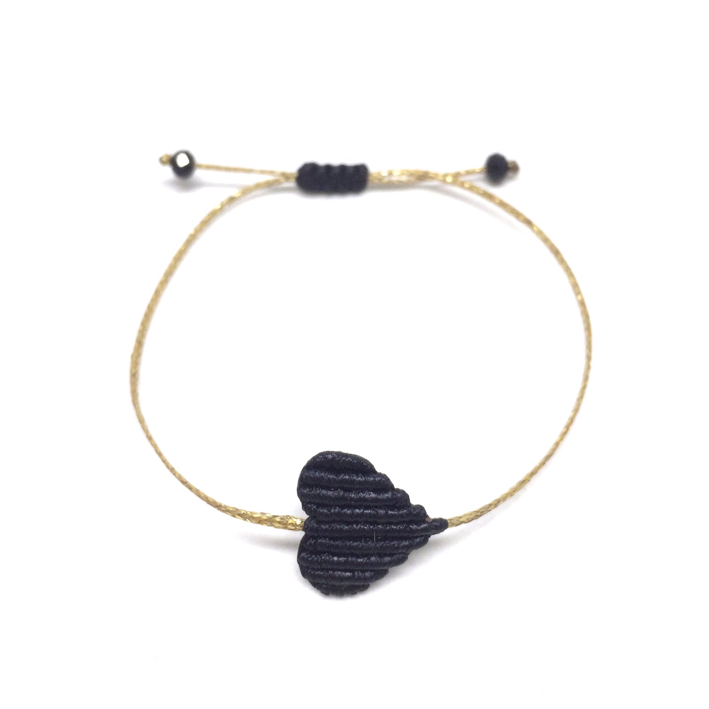 Βραχιόλι Καρδούλα Μακραμέ / Macrame Heart Bracelet