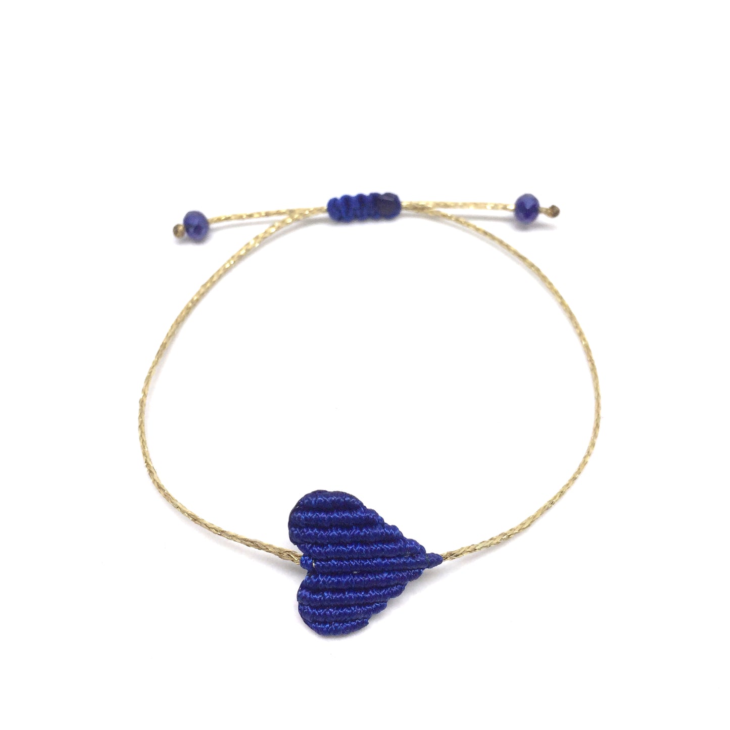 Βραχιόλι Καρδούλα Μακραμέ / Macrame Heart Bracelet