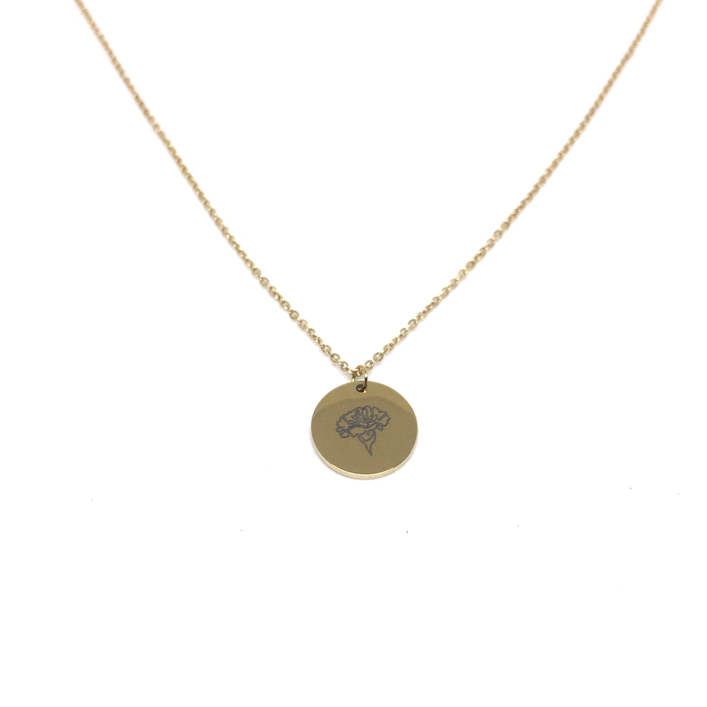 Κολιέ με Γαρύφαλλο / Necklace with Carnation