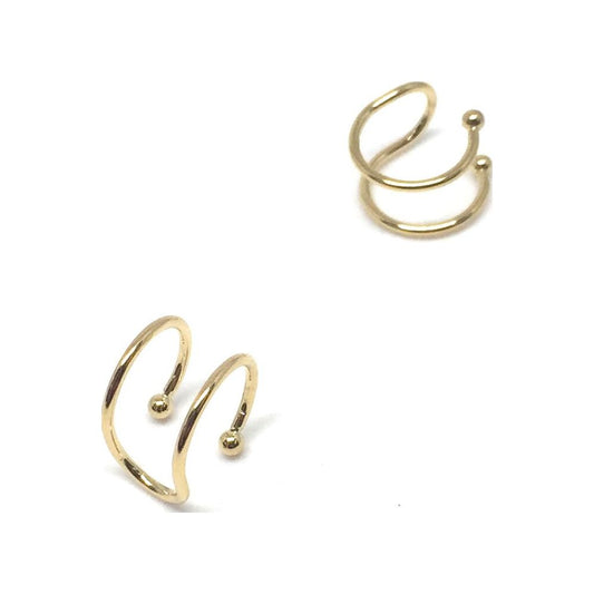 Ear Cuffs με Σφαίρα στο Τελείωμα / Sphere Ending Ear Cuffs